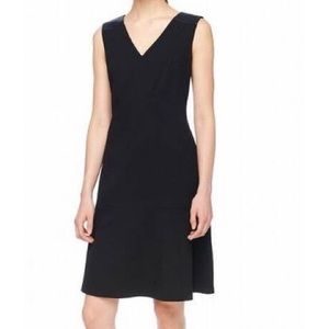 Faux-Leather Sheath Dress